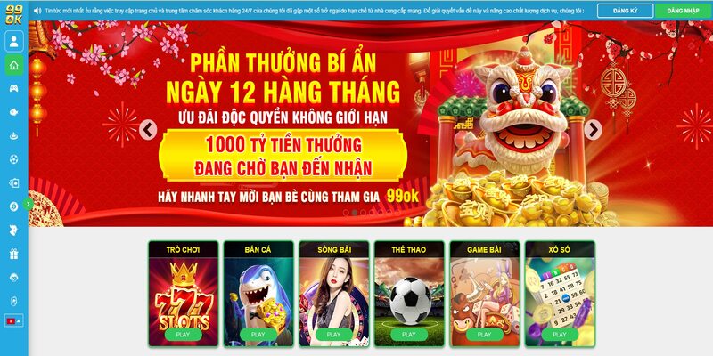 99OK là đơn vị cá cược quốc tế uy tín nhất 2024